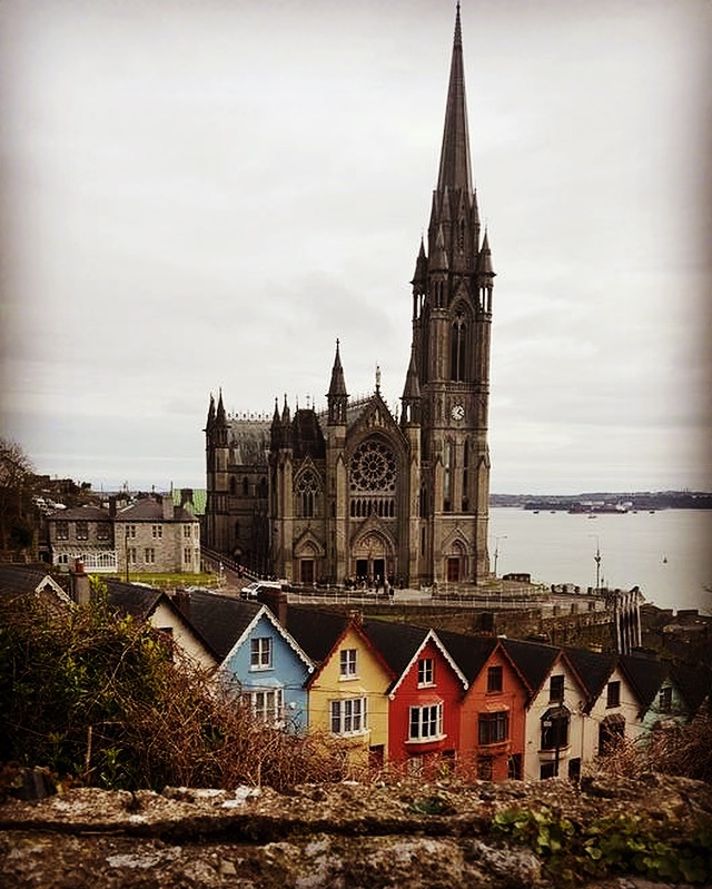 Cobh Stack of Cards Houses &amp; Cathedral